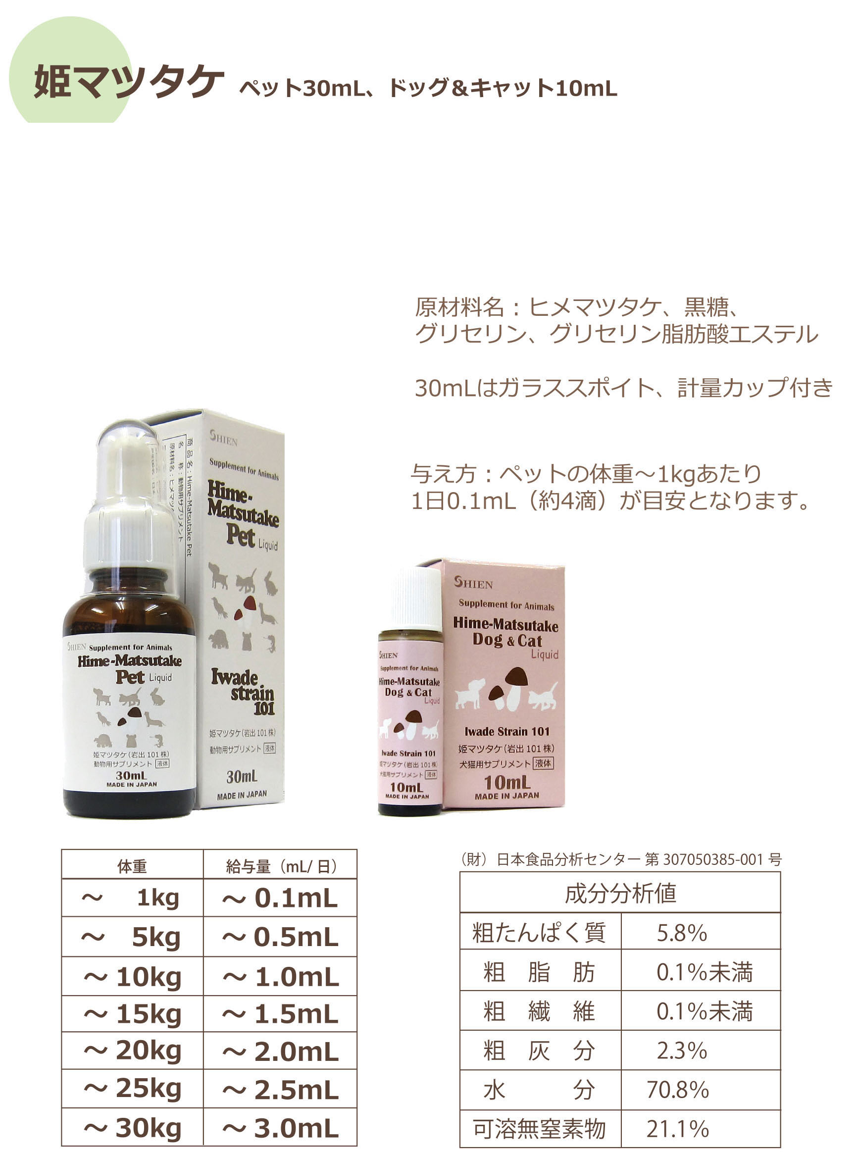 SALE／81%OFF】 SHIEN 姫マツタケ 10ml 動物用 サプリメント ペット シエン
